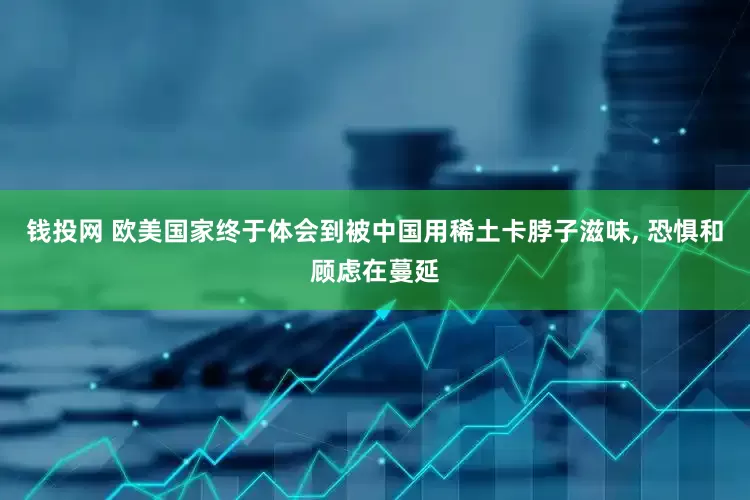 钱投网 欧美国家终于体会到被中国用稀土卡脖子滋味, 恐惧和顾虑在蔓延