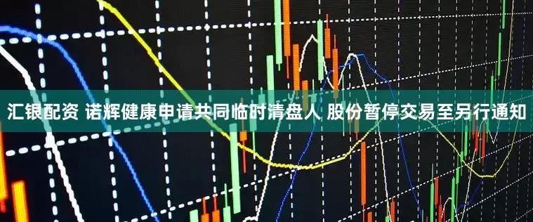 汇银配资 诺辉健康申请共同临时清盘人 股份暂停交易至另行通知