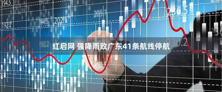 红启网 强降雨致广东41条航线停航